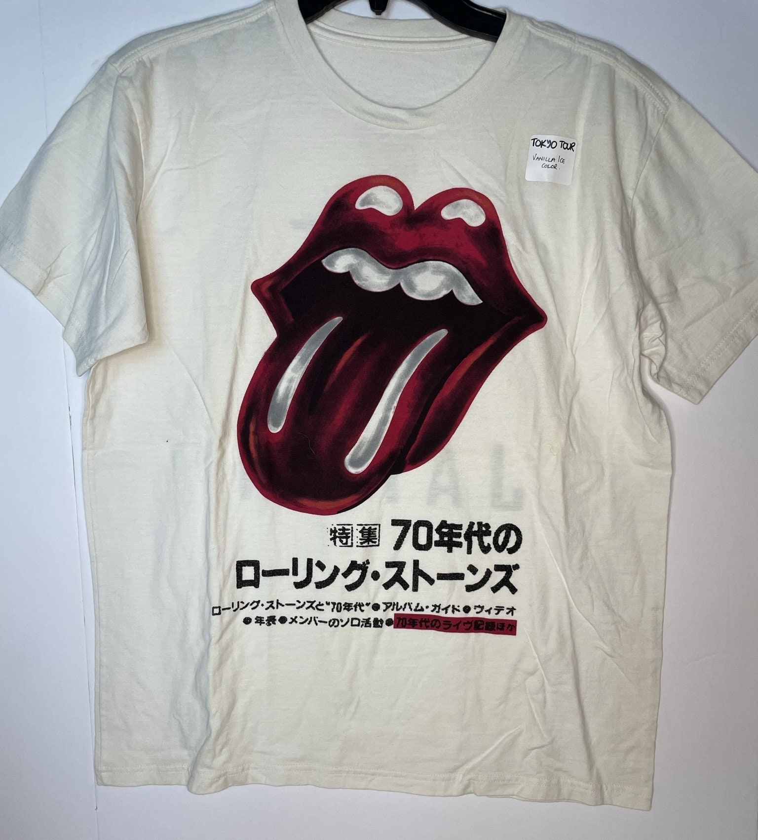 ビンテージRolling Stones1990初来日ドーム公演Tシャツ ロックT ローリングストーンズ 初来日 1990年ツアー Tシャツ