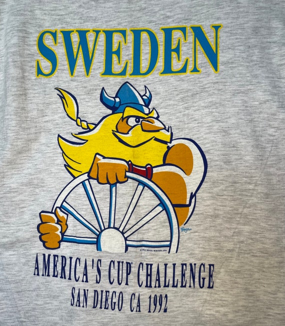 Sweden America's Cup Challenge 1992 Vintage Tee