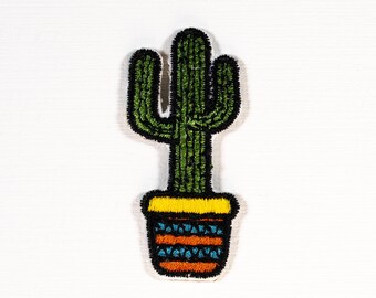 Cactus - Potted  - Embroidered Patch