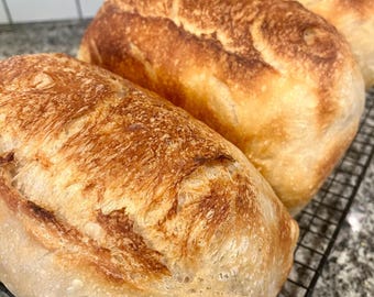 Sourdough Bread | Fresh Baked Made-to-Order | 48-Hour Fermented Naturally Leavened Bread | Handmade Small Batch Loaf