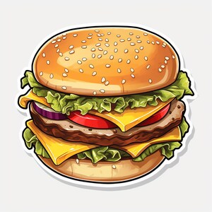 Papa Louie's Mayonnaise Burger Sticker for Sale by Bobflob1234