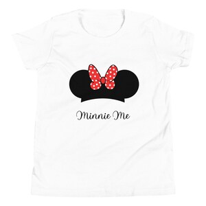 Minnie Me Youth Short Sleeve T-Shirt, Girls Clothing. Tops and Tees, Minnie Me Shirt, Disney Themed Shirt
