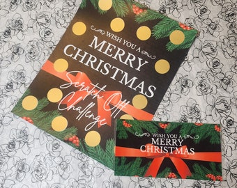 Christmas Scratch Off Savings Challenge