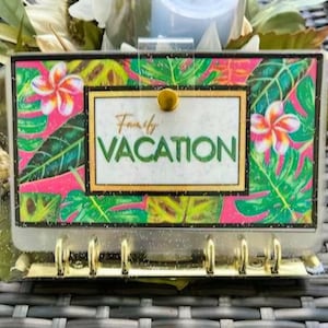 Vacation Savings Challenge A6 Binder & Cash Stuffing Envelopes | 4000.00 Dollar Goal