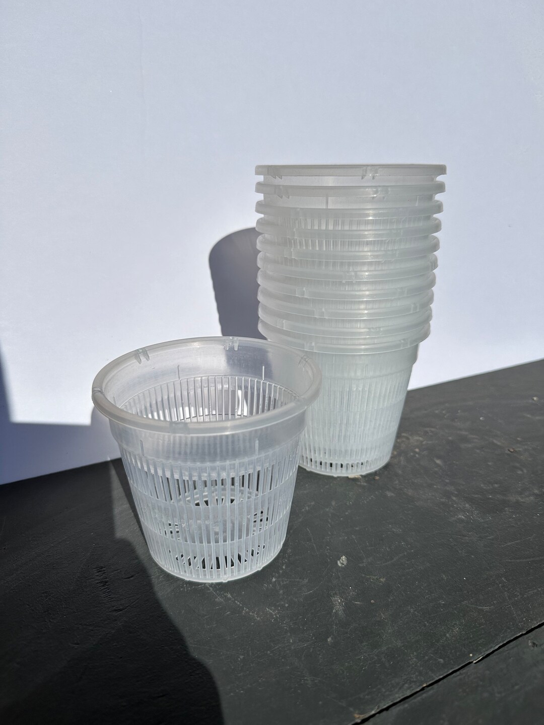 Plastic Orchid Liners 4in X 4.5in Well Draining Pot Etsy