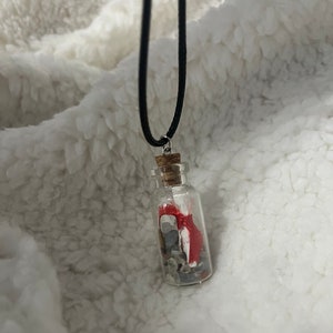 Louis Vuitton Message in A Bottle Necklace, Silver, One Size