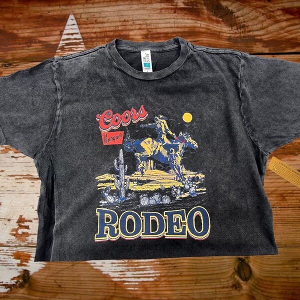 Coors Rodeo Shirt Etsy