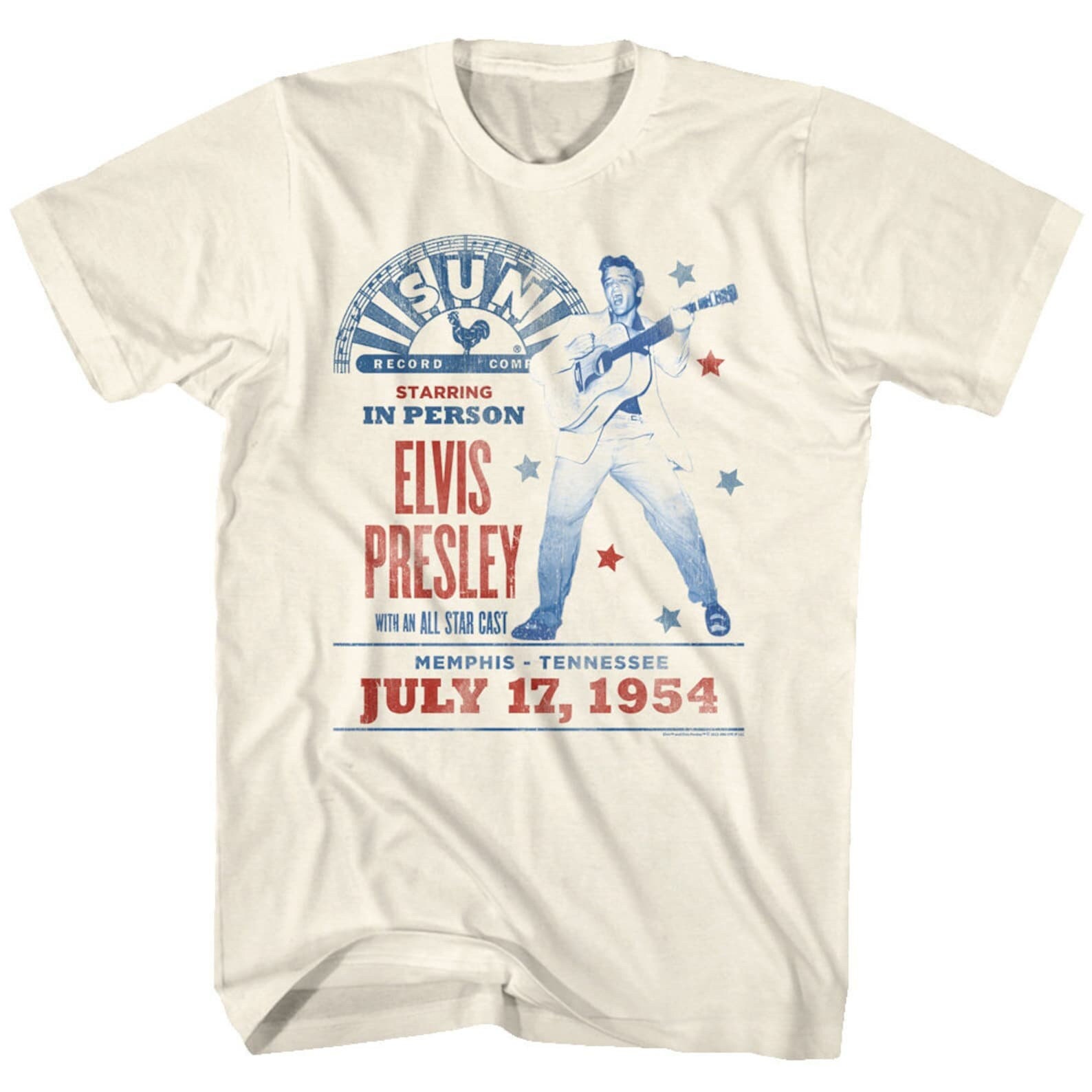 Discover Classic Elvis Presley The King of Rock and Roll Music T-Shirt