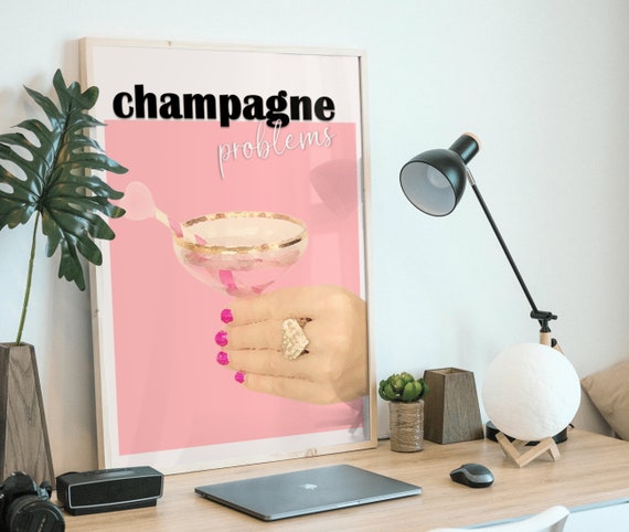 Taylor Swift Poster | DIGITAL DOWNLOAD | Eras Tour | Champagne Problems