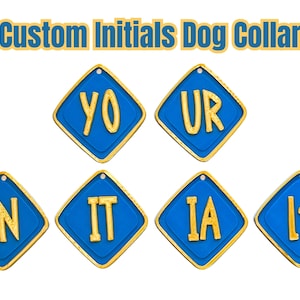 Customized 3D Printed Dog Collar Tag, Halloween Costume
