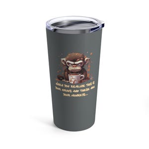 Funny Quote Tumbler, Mom Life Gift, Insulated Cup, Travel Coffee Mug, Gift for Her, Quote Drinkware, Dad gift