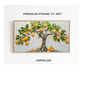 Samsung Frame Tv Art, Textured Citrus Frame Tv Art, Spring Tv Art, Summer Frame Tv Art, colorful tv art, digital tv art download
