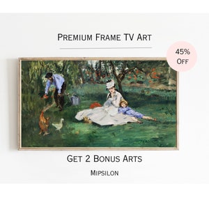 Vintage Frame TV Art, Samsung Frame Tv Art, Summer Vintage Art, Country :Landscape Frame Tv Art, Digital Download, Vintage TV Wallpaper