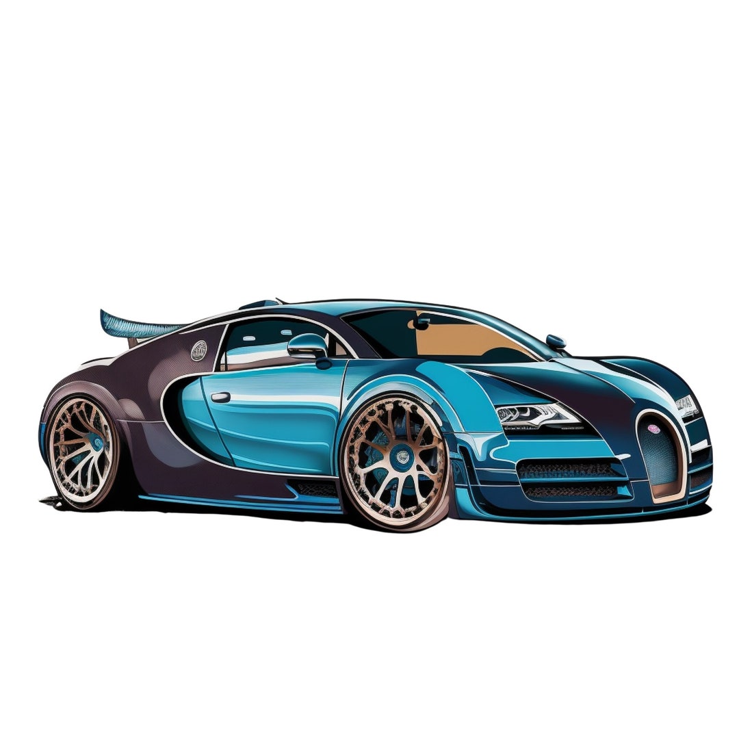 Bugatti Clip Art - Etsy