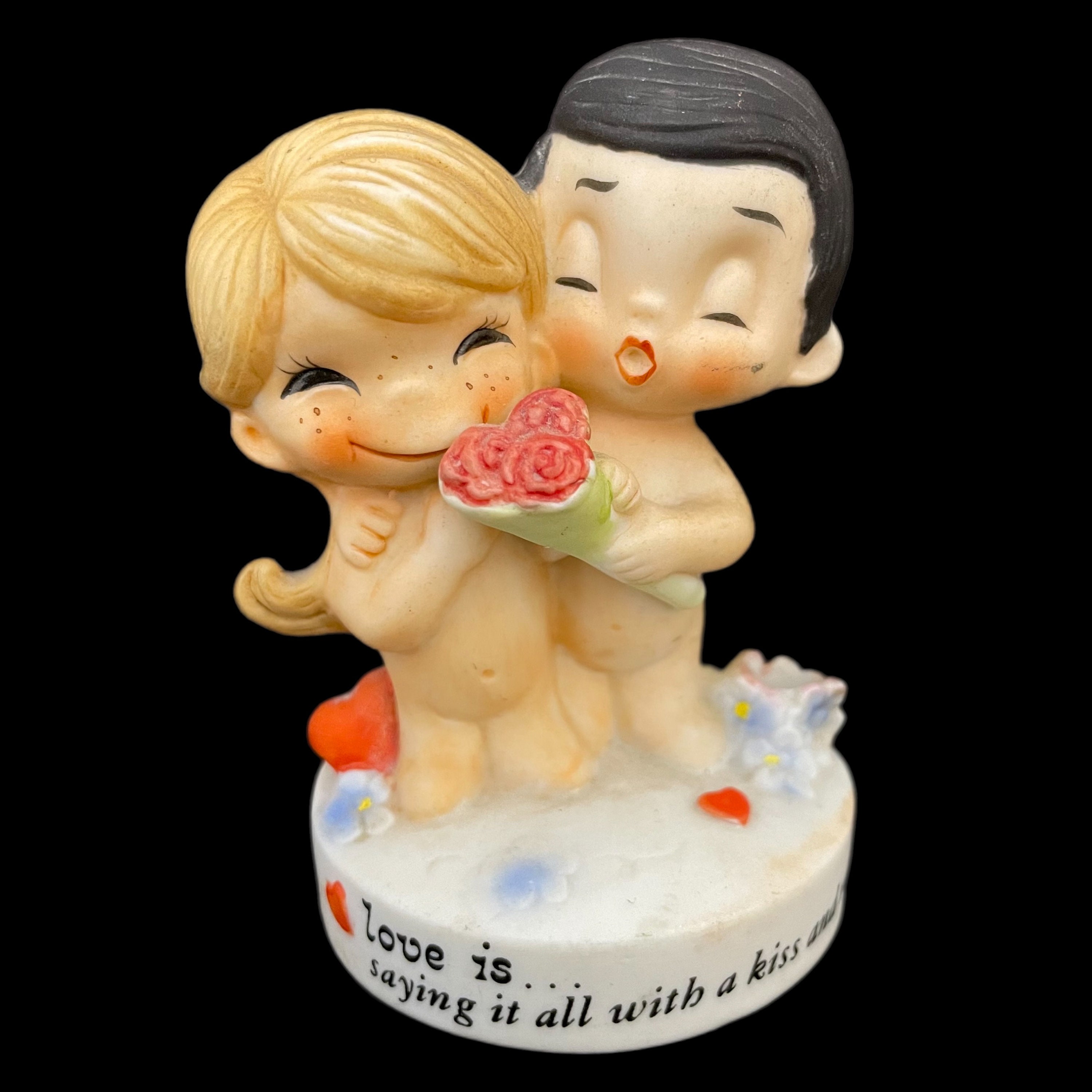 1972 RARE Love is Figurine by Kim Casali, Adorable Little Couple