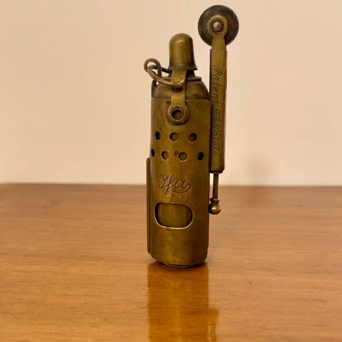 Vintage IMCO IFA Brass Trench Lighter Patent # 105107 Made Vintage IMCO IFA Brass Trench Lighter Patent # 105107 Made