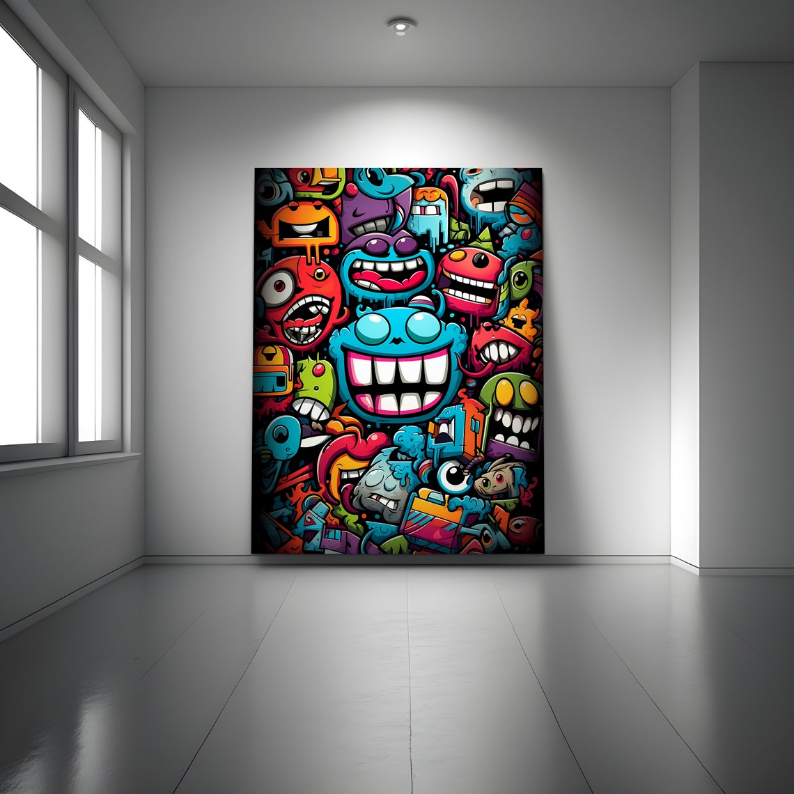 Xrank, Graffiti Wall Art, Graffiti Wall Art Canvas, Modern Graffiti