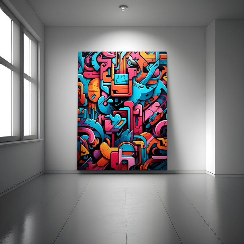 Graffiti Wall Art,graffiti Wall Art Canvas,modern Graffiti Wall Art