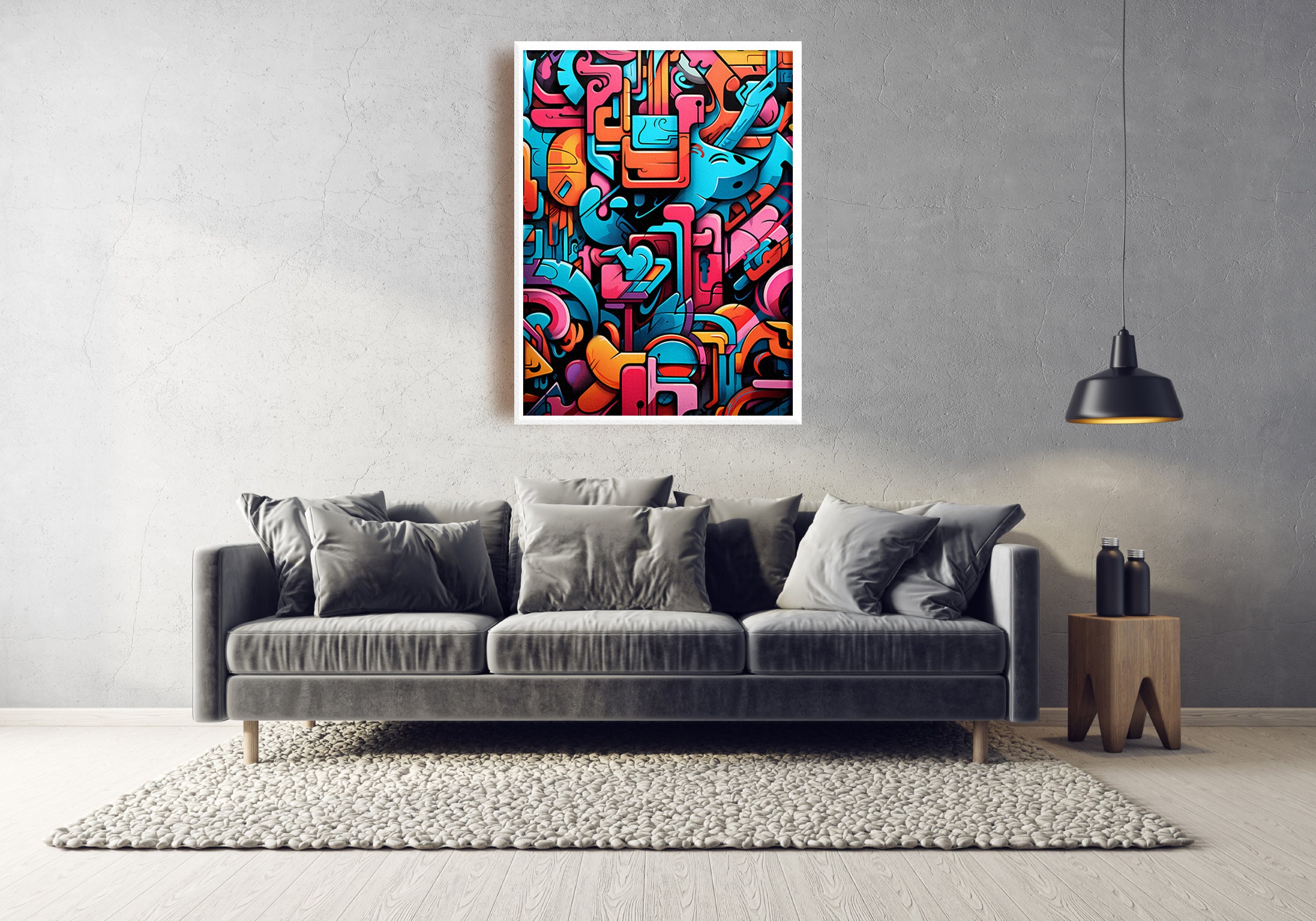 Graffiti Wall Art,graffiti Wall Art Canvas,modern Graffiti Wall Art