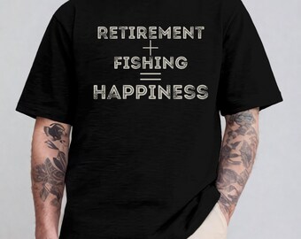 Fishing Retirement T-Shirt, Retirement Gift for Men