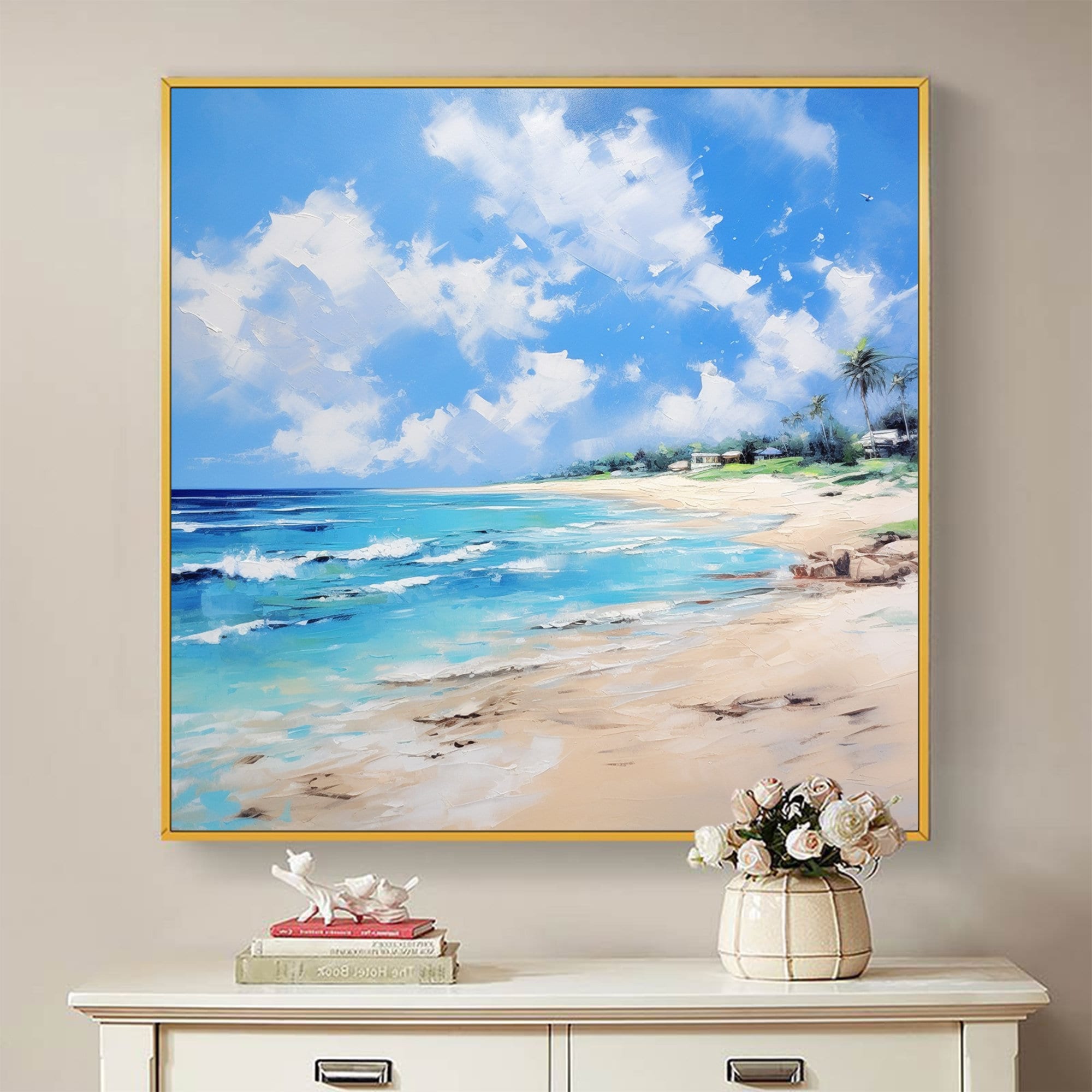 Original Seascape Oil Painting on Canvas Large Wall Art Etsy