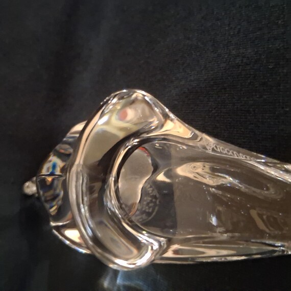 バカラ　限定　ペーパーウェイト バカラ Baccarat フラワー ドーム型 ペーパーウェイト