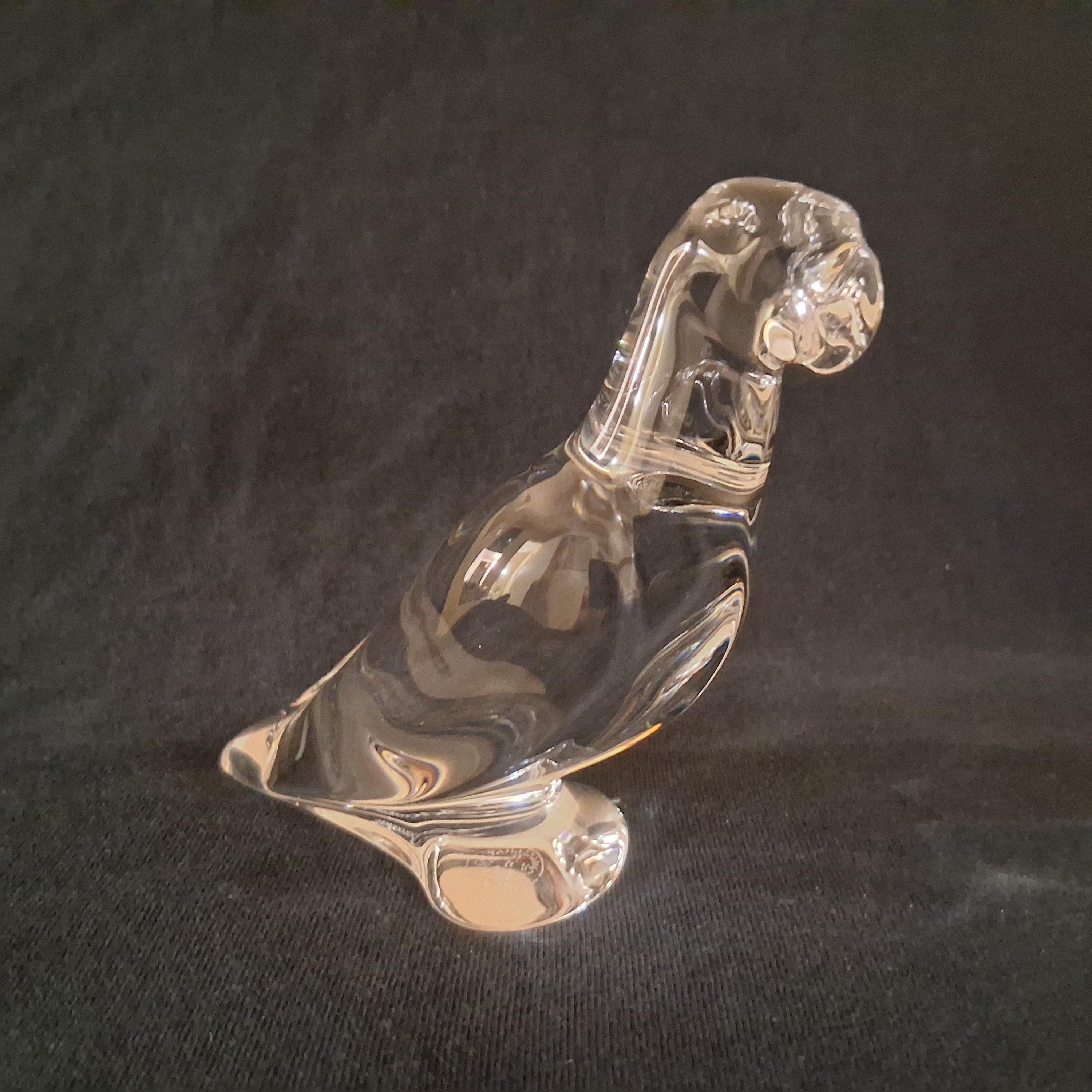 工芸品 baccarat bird honey Baccarat Parrot - Etsy