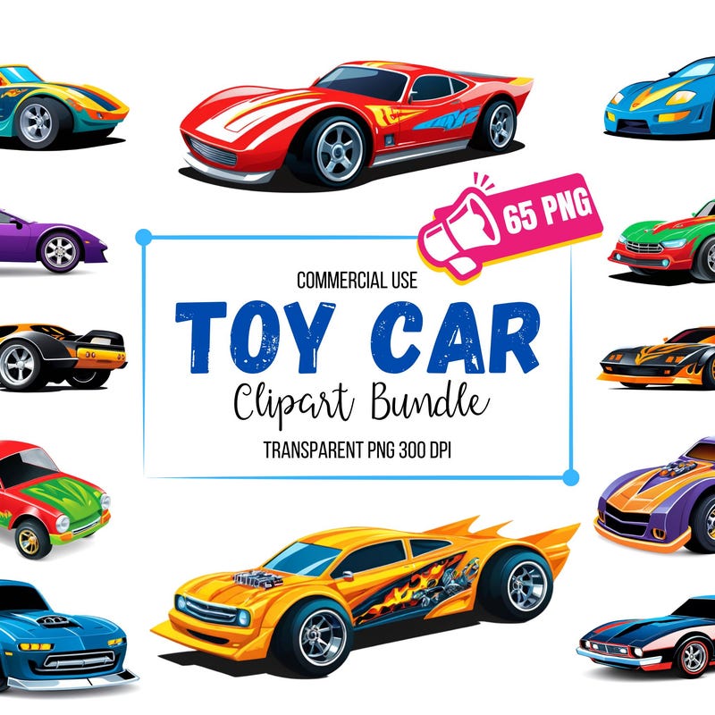 cartoon-diecast-cars-etsy