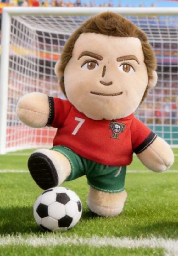 ポルトガル代表 CR7 クリスティアーノ・ロナウド 7 番 サッカーぬいぐるみ Cristiano ronaldo plush - Etsy 日本