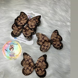 Butterflies hair bows