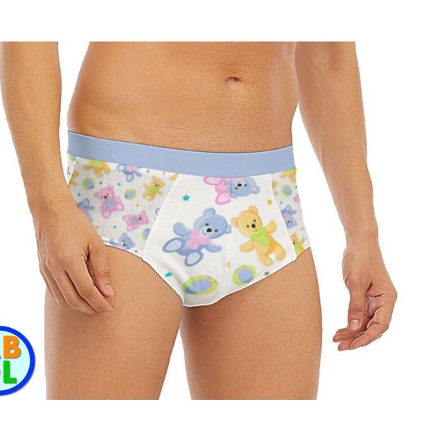 ABDL Teddy Bear Undies Adult Baby