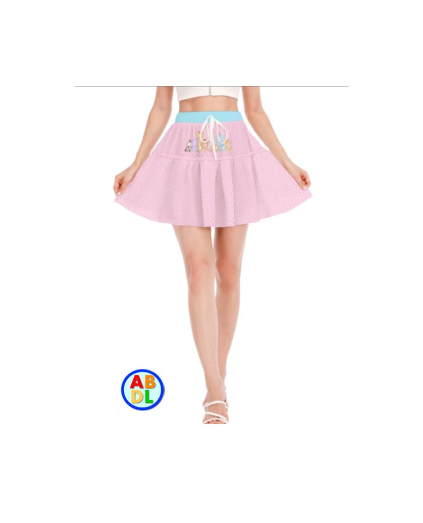 ABDL Pink Polka Dot Baby Animals Skirt Adult Baby - Etsy