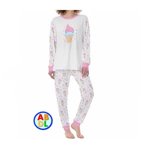ABDL Yummy Ice Cream Women&#39;s Pj&#39;s Adult Baby