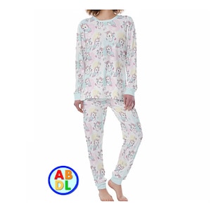 ABDL Baby Unicorns Women&#39;s Pj&#39;s Adult Baby