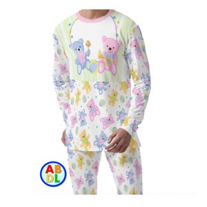 ABDL Teddy Bear PJ&#39;s Adult Baby