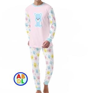 ABDL Teddy Bears Pj&#39;s Adult Baby