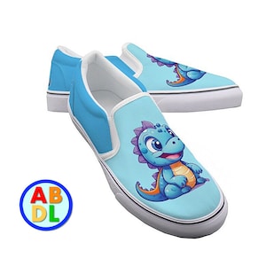 ABDL Blau Dino Slip On Erwachsene Baby