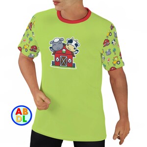 ABDL Farm Time Poly T-shirt Vuxen Baby