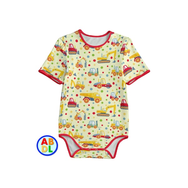 ABDL Construction Bodysuit Adult Baby