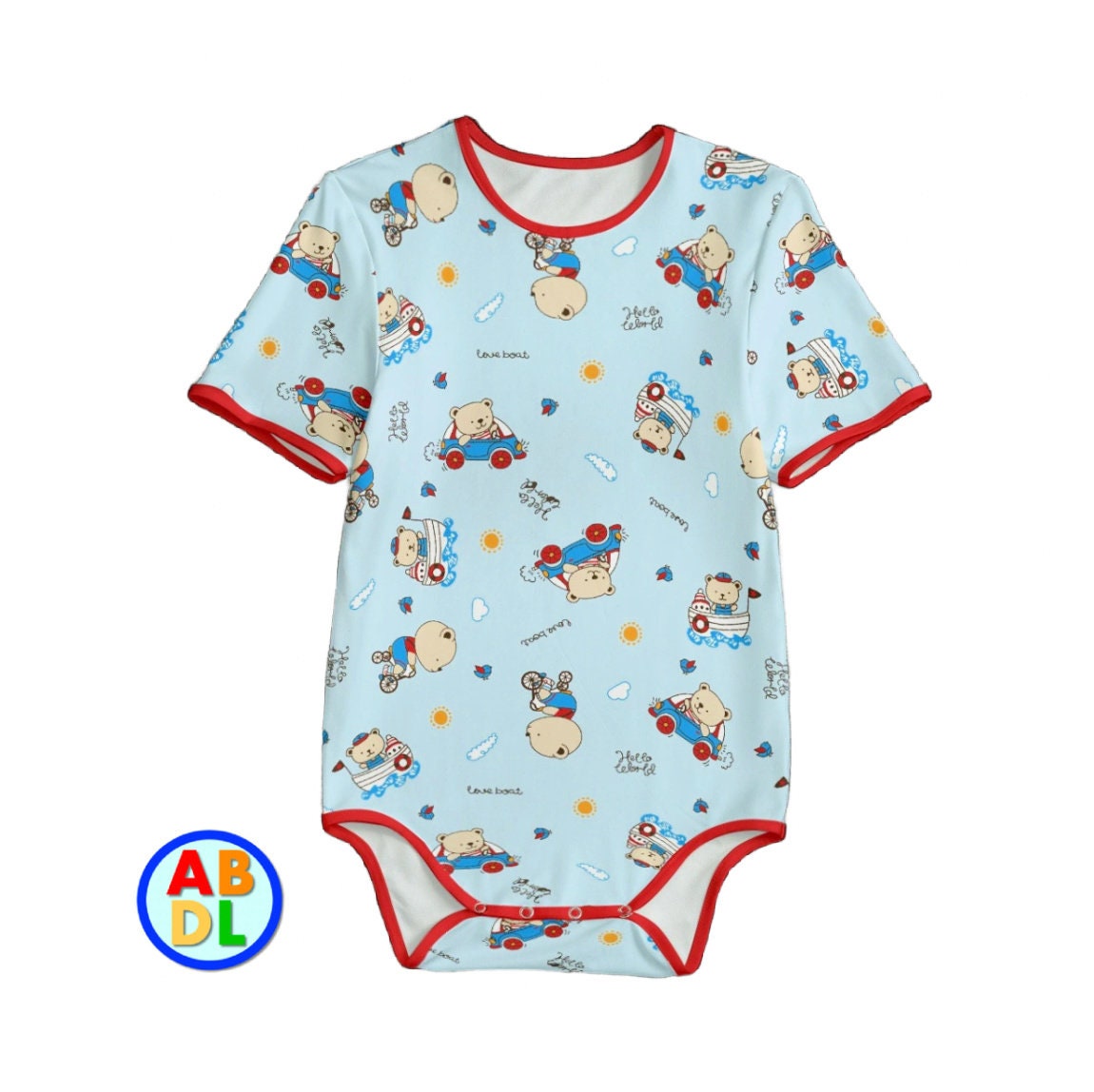 ABDL Teddy Adventure Bodysuit Adult