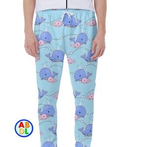 ABDL Whales Jogging Pants Adult Baby