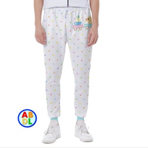 ABDL Ducky Toy Jogging Pants Mens Sizing Adult Baby