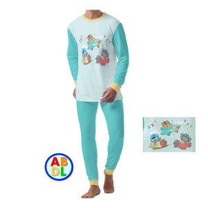 ABDL Pilot Buddies Pj&#39;s Adult Baby