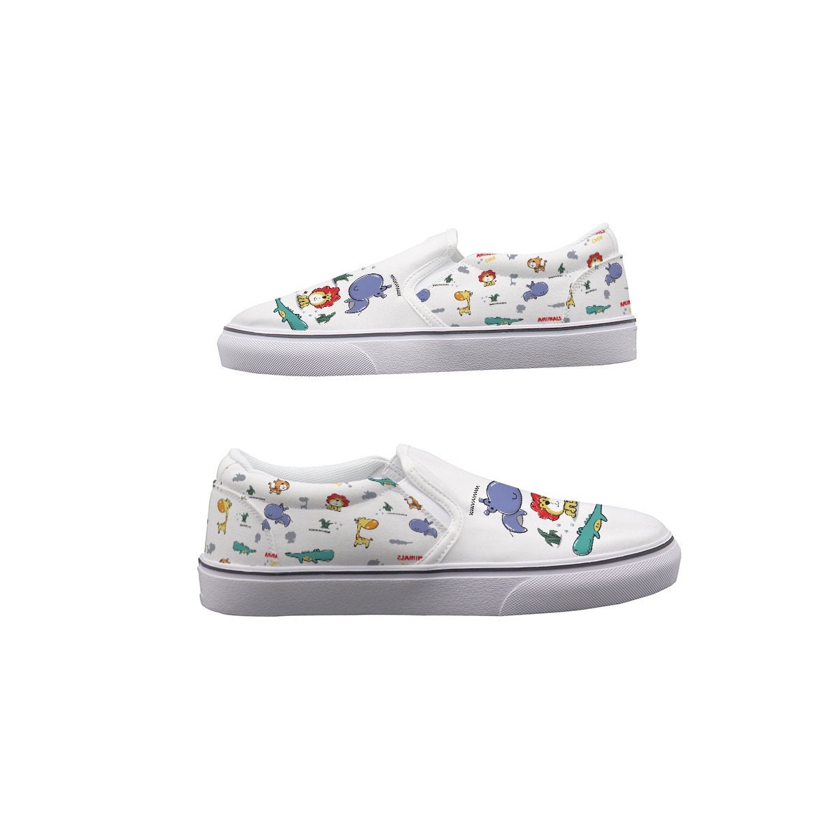 ABDL Jungle Friends Slip Ons Adult Baby