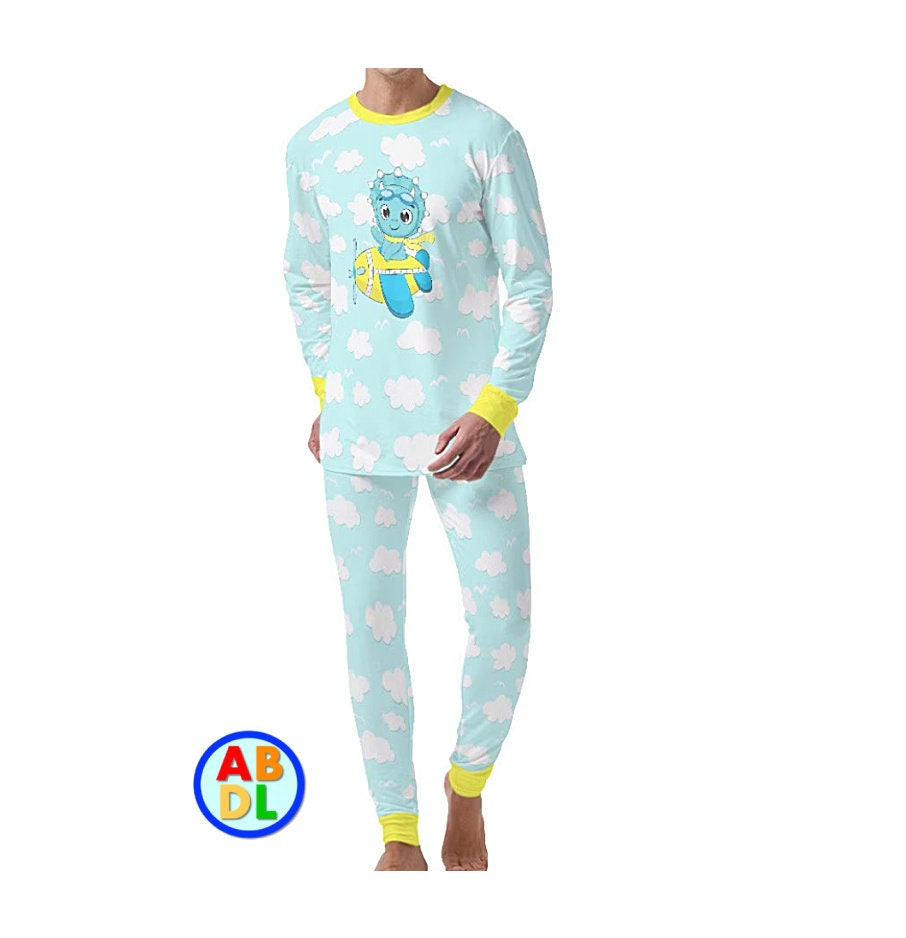ABDL Pilot Dino Pj's Adult Baby