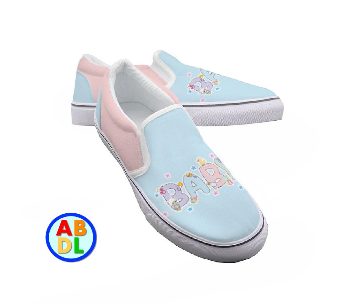 ABDL BABY Slip Ons Adult Baby
