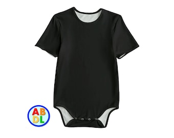 ABDL Adult Black Bodysuit