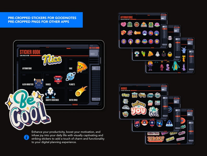 Life+ LCARS Undated Digital Planner, Goodnotes Planner, Daily Planner ...