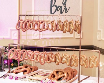 Snack stand, pretzel bar, charcuterie container  for Football Super Bowl display, Late Night snack, cocktail hour, wedding reception