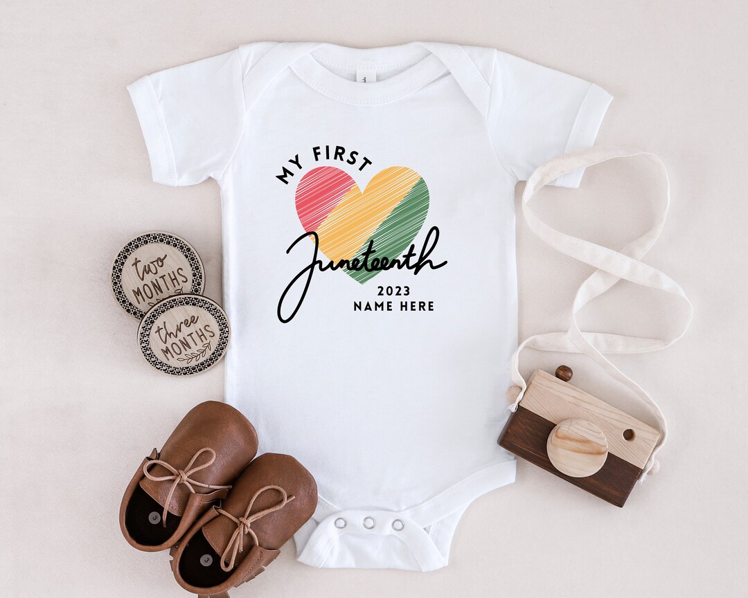 My First Juneteenth Baby Onesie 2023 - Etsy